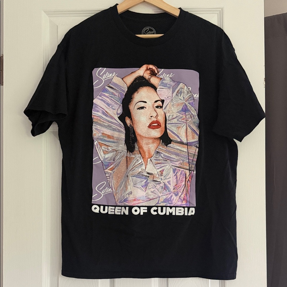 Selena Official Merchandise Black Unisex Graphic T-Shirt Size Lg